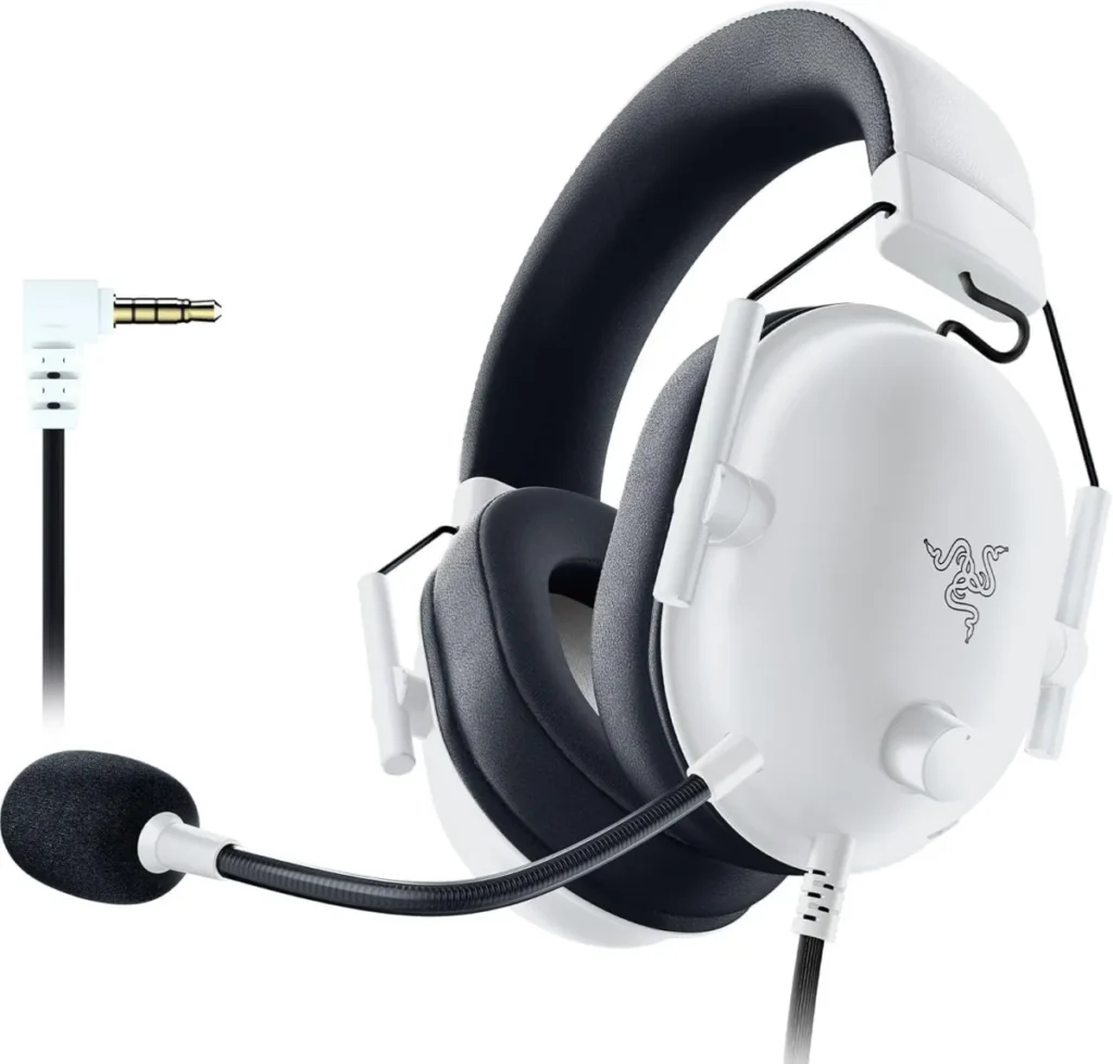 Razer BlackShark V2 X Gaming Headset – White Edition