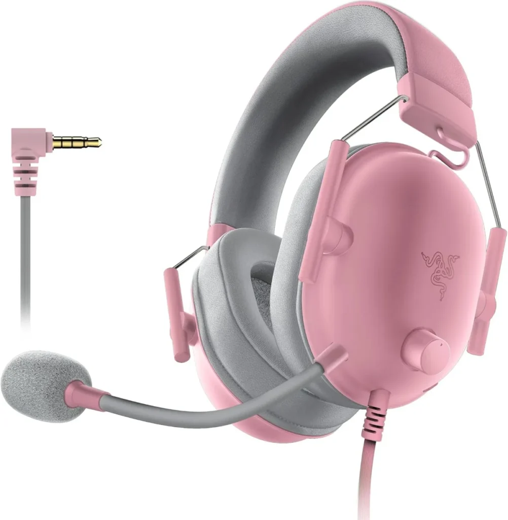 Razer BlackShark V2 X Gaming Headset – Quartz Pink Edition