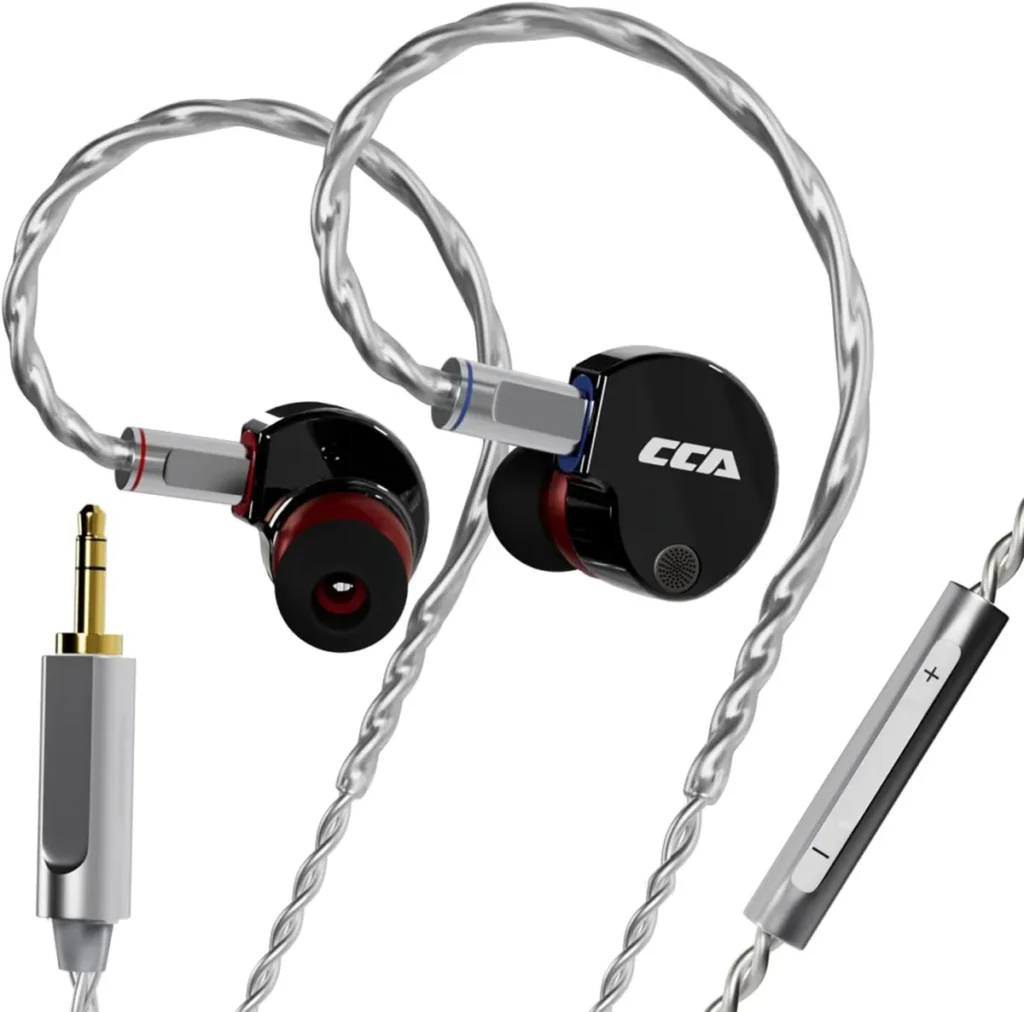 CCA Phoenix 10mm Dual Magnet Dynamic Driver IEM Black Edition