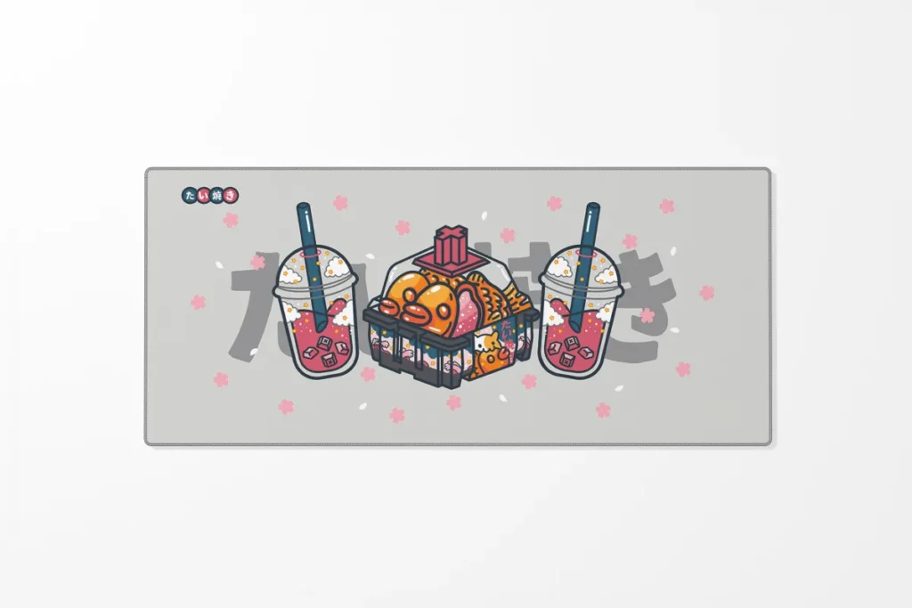 Taiyaki Boba Edition Premium Extra Large Gaming Mousepad