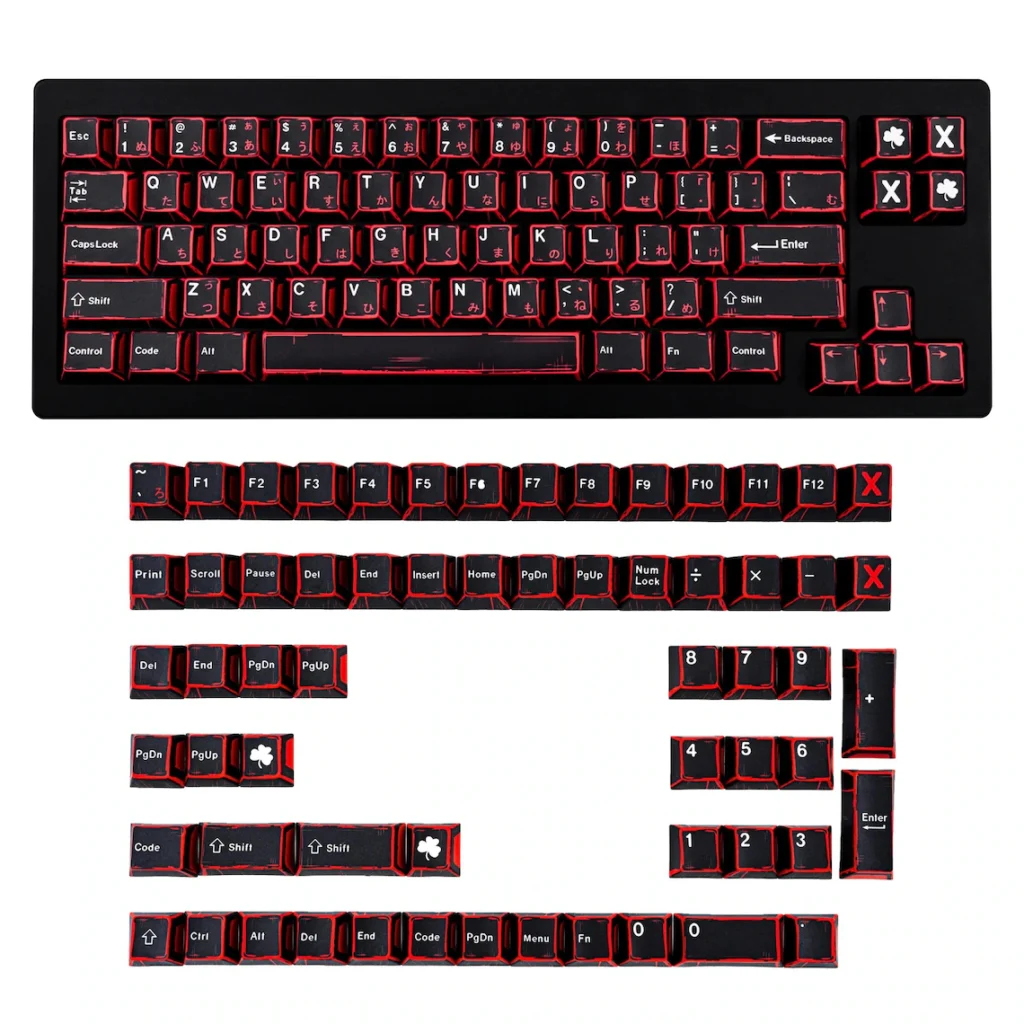 COMIC STYLE Minimalist Red Mechanical Keyboard Keycap
