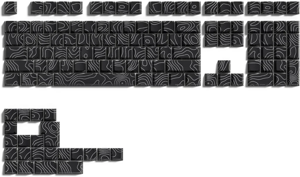 Topographic Map Edition Mechanical Keycap Set